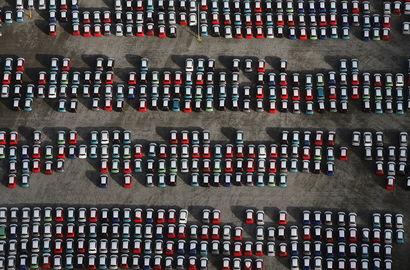 Illustration for article titled Where Are Automakers Stashing Unsold Cars?